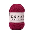 thumbnail image 1 of Birdeem 5 Strands Milk Cotton Doll Crochet Diy Knitting Thread Baby Sweater Wool Ball, 1 of 6
