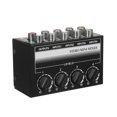 thumbnail image 4 of Yeacher Mini Stereo 4 Channel Passive Mixer RCA Portable Audio Mixer 1 in 4 Out Stereo Distributor Volume Control, No Battery Required, 4 of 8