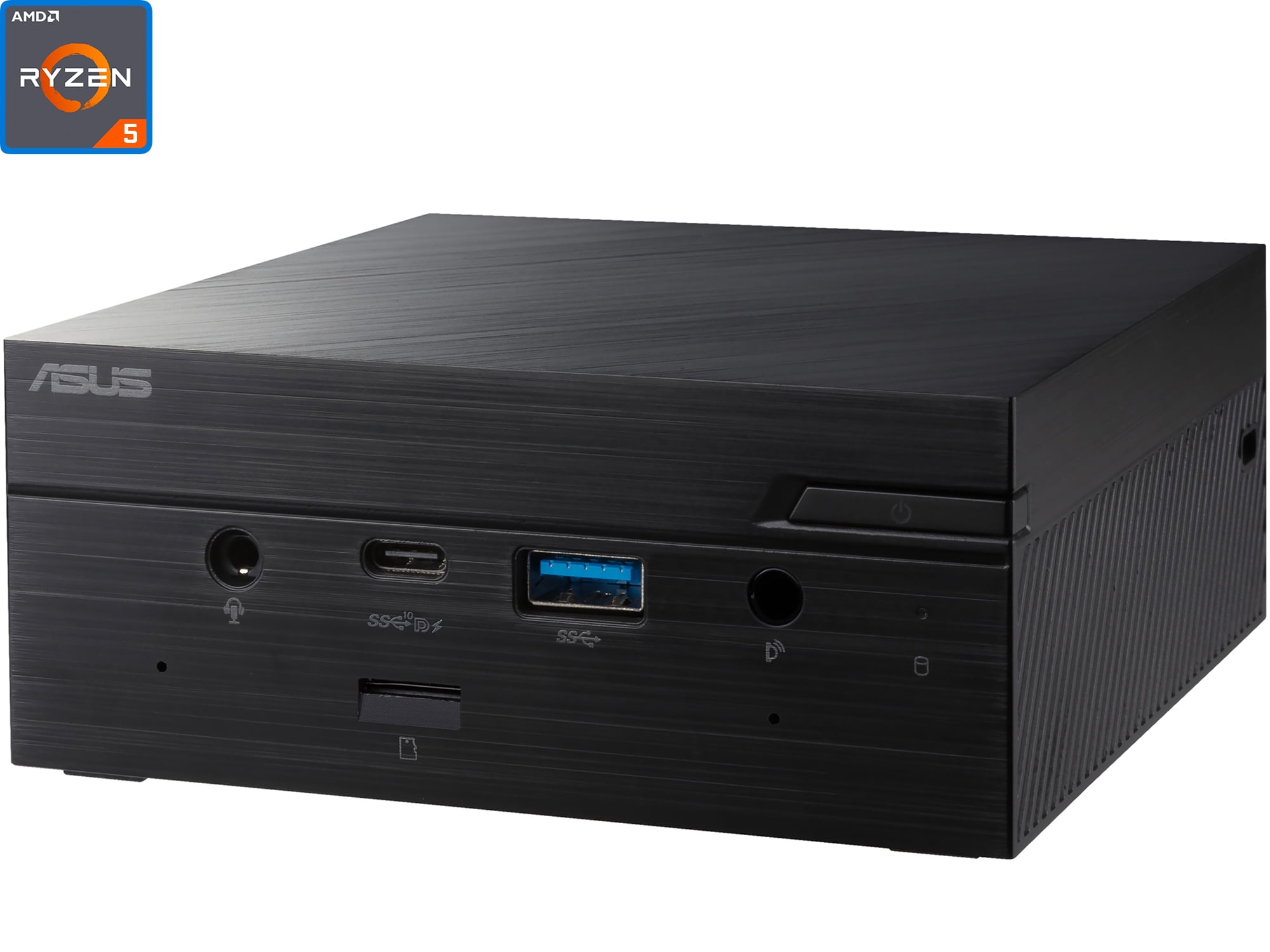 ASUS PN50 Mini PC, AMD Ryzen 5 4500U Upto 4.0GHz, 4GB RAM, 1TB NVMe SSD, HDMI, DisplayPort, Card Reader, Wi-Fi, Bluetooth, Windows 10 Pro