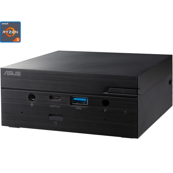 ASUS PN50 Mini PC, AMD Ryzen 5 4500U Upto 4.0GHz, 4GB RAM, 1TB NVMe SSD, HDMI, DisplayPort, Card Reader, Wi-Fi, Bluetooth, Windows 10 Pro