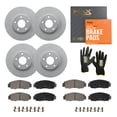 thumbnail image 1 of MAX Advanced Brakes - Brake Kit For 2010-2015 Chevy Camaro| Carbon Ceramic Brake Pad and Rotor Kit Front and Rear| Daily Driving Geomet Coated Brake Rotors, 1 of 9