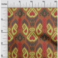 thumbnail image 1 of oneOone Polyester Lycra Fabric Swirl & Paisley Ikat Print Fabric BTY 56 Inch Wide, 1 of 1
