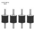 thumbnail image 2 of Anti Vibration Bobbin,4pcs M6 Rubber Mounts Silentblock Rubber Mount Finest Materials, 2 of 8
