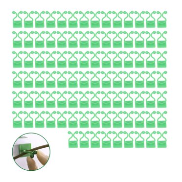 Plant Climbing Wall Fixture Clips, 100PCS Self Adhesive Plant Climbing Clips, Vine Wall Clips Plant Clips for Indoor Outdoor Garden Decoration