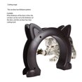 thumbnail image 3 of Porte Intérieure de Chat, Installation Facile ABS Porte Décorative de Trou de Chat pour le Mur Blanc, Noir, Brun, 3 of 8