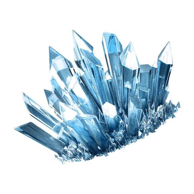 Kit d'Expérience Scientifique de Croissance de Cristaux pour Enfants Expériences Scientifiques Enfants Conduisent des Cristaux Bleu