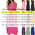 thumbnail image 2 of LOVZFMLL Robes pour Femmes Col Rond Uni Manches Courtes/sans Manches Robes Débardeur d'Été Décontractées Amples Plage Maxi Robes Soleil Vert Armée A TTG, 2 of 4