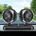 thumbnail image 5 of Portable Electric Car Fan 12V/24V Auto Cooling Air Circulator with Rubber Pad, 5 of 5