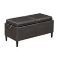 thumbnail image 1 of Convenience Concepts Designs4Comfort Magnolia Storage Ottoman with Trays, 1 of 2