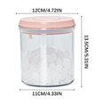 thumbnail image 2 of Divers Grains Orge Nouilles Bocal de Rangement Noix Bonbons Bocal de Rangement Sec Transparent Boucle Bocal de Rangement Sec, 2 of 2