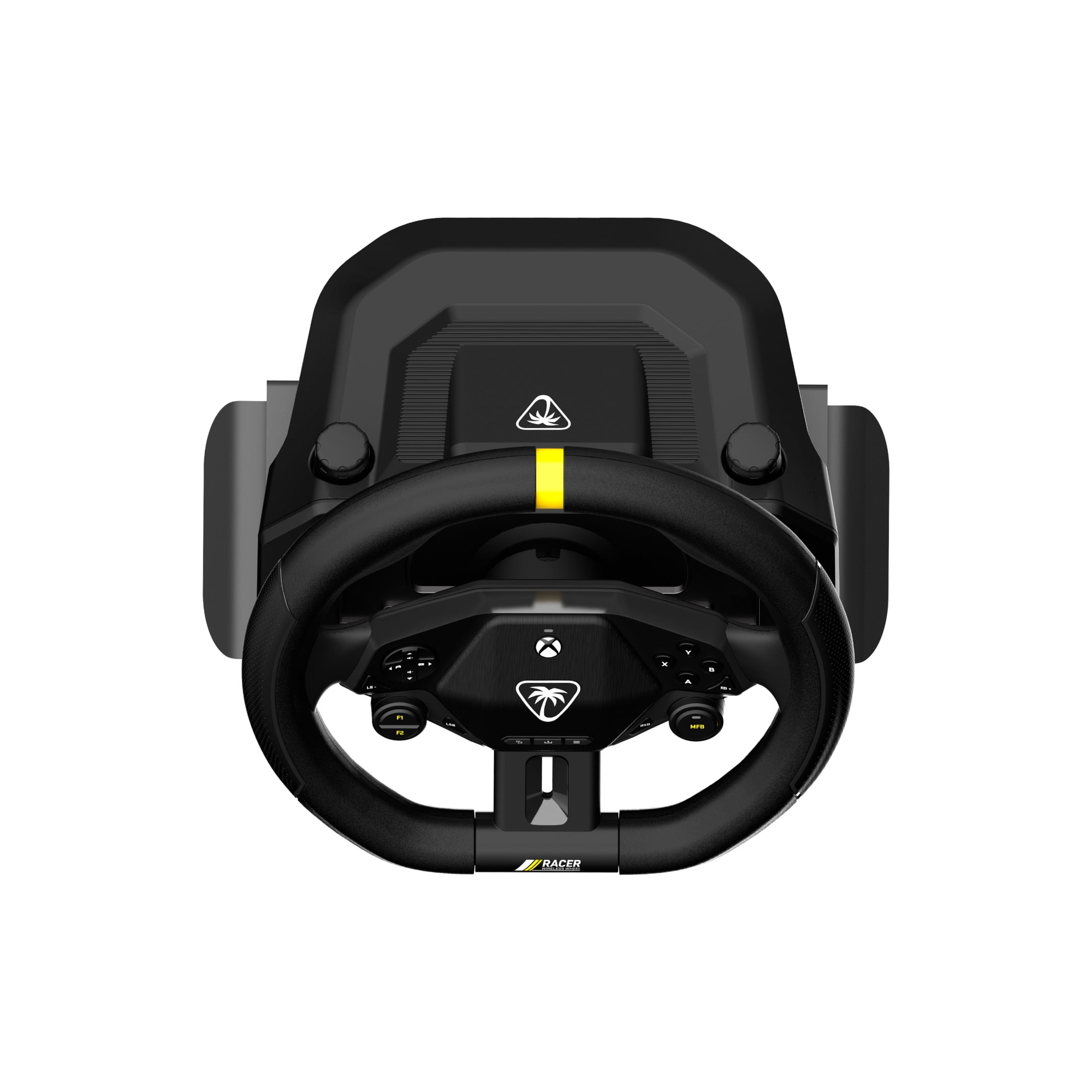 Système de volant de course sans fil Turtle Beach Racer (Noir) - Sous licence officielle pour Xbox Series X|S, Xbox One et Windows - Design complet, connexion sans fil fiable, jusqu'à 30 h d'autonomie