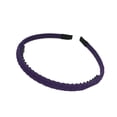 thumbnail image 1 of Hair Accessories with Teeth Classic Elastic Simple Headband Clothes Matching Accessory Shower Hairband for Adult Lady Female Use Dark Purple, 1 of 5