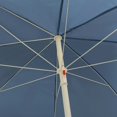 thumbnail image 2 of vidaXL Beach Umbrella Blue 240 cm, 2 of 5