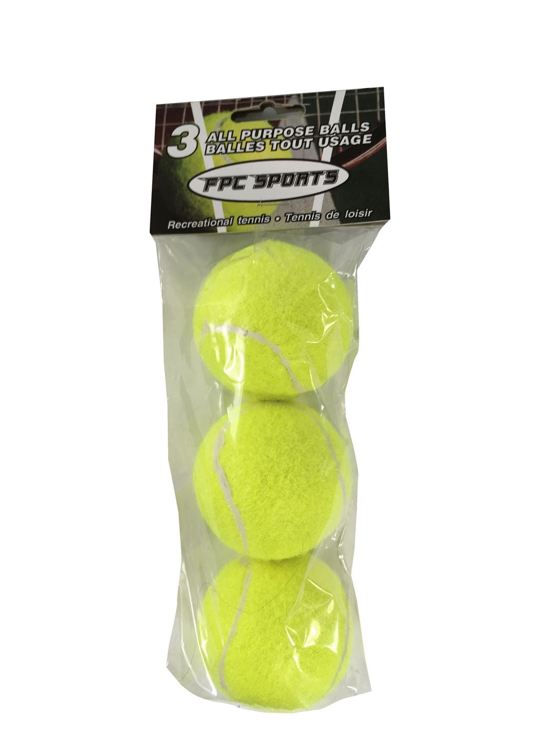 FPC Sport Paquet de 3 balles de tennis