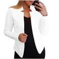 thumbnail image 3 of cfhntfmh Cardigan Grande Taille pour Femmes Mode à devant Ouvert Manches Longues Tuniques Chemises Automne Formel Travail Bureau Cardigans, 3 of 5