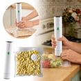 thumbnail image 2 of TIELUTT Portable Vacuum Sealer compatible with Machine for Clothes Bad Air compatible with Machine Food Vacuum Packaging compatible with Machine Vacuum Sealer Container Lids Seal A Meal Vacuum Sealer, 2 of 6