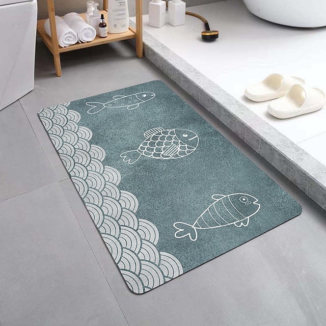 Yhmxh Rug,Carpet,Bath Mat,Door Mat Super Absorbent Floor Mat Bathroom Absorbent and Quick Drying Carpet Floor Mats Door Bathroom Non Slip Floor Mats Floor Mats