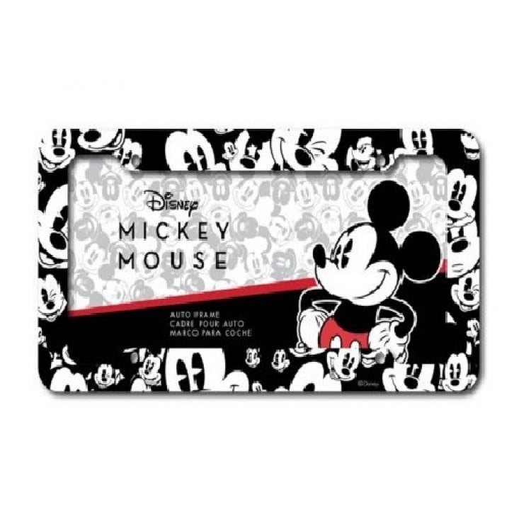Mickey Mouse Plastic License Plate Frame
