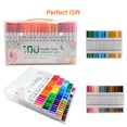 thumbnail image 2 of Ensemble de 48 Marqueurs de Couleurs à Double Pointe Stylos Colorés Pointe Fine Marqueurs d'Art pour Enfants Adultes, 2 of 8