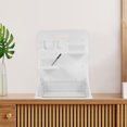 thumbnail image 4 of DEEPCRAFF 1Set White Office Pegboard Storage System for Desktop with Vertical Multi Item Organizer, 4 of 8