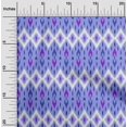 thumbnail image 2 of oneOone Rayon Bluish Violet Fabric Ikat Craft Projects Decor Fabric Printed By The Yard 56 Inch Wide, 2 of 4