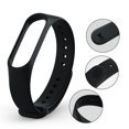 thumbnail image 2 of relayinert Bracelet de Remplacement Bracelet de Poignet Flexible Bande Ronde Bracelet de Poignet Intelligent Résistant à l'Usure Bracelet de Montre Bracelet de Sport de Remplacement pour Mi 3 Noir, 2 of 9