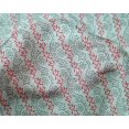 thumbnail image 4 of oneOone Silk Tabby Fabric Leaves & Floral Block Print Fabric BTY 42 Inch Wide, 4 of 4