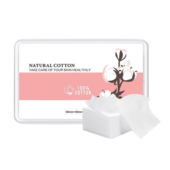 Cotton Pads Face Make Up Remover Pads Facial Lip & Eye Nails Vegetable Fiber Linght & Thin Lint Squares (1100 Count)