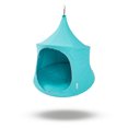 thumbnail image 1 of TreePod Lightweight Heavy Duty Canvas Lounger 5 Foot Hanging Daybed, Aquamarine, 1 of 3