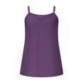 thumbnail image 4 of ohmzyzo Womens Plus Size Tank Tops V Neck Sleeveless Cami Adjustable Spaghetti Strap Camisole Summer Basic Tank Shirts, 4 of 6
