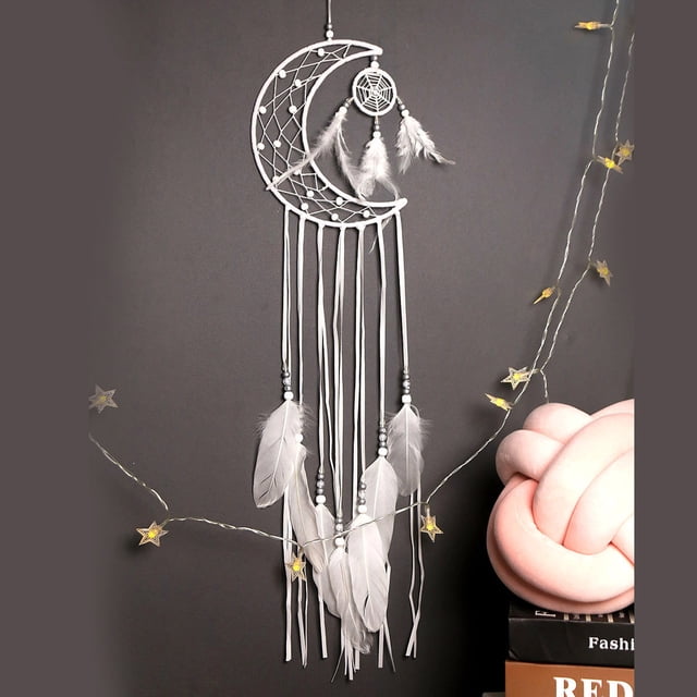 Crescent Star Home Decoration Dream Catching Net Harajuku Wind Dream Catching Net Wall Hanging Wall Decoration