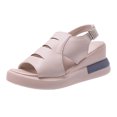 thumbnail image 2 of RKSTN Sandales pour Femmes Sandales Habillées d'Été Dames Bout Ouvert Rétro Chaussures à Plateforme Compensée Sandales Confortables Douces, 2 of 3
