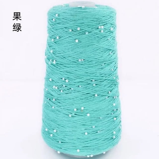 350g Pearl Mercerized Cotton Yarn Hand-knitted Cotton Pearl Lace Line Fine Crochet Thread Bead Thread Diy Hand-braided Thread