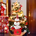 thumbnail image 2 of MesaSe 1PCS Christmas Bag Drawstring Gift Doll Bag Fabric Drawstring Bag Sugar Snack Bag Bag Santa Snowman Bear Christmas Christmas Decorations Christmas Knitted Bag, 2 of 6