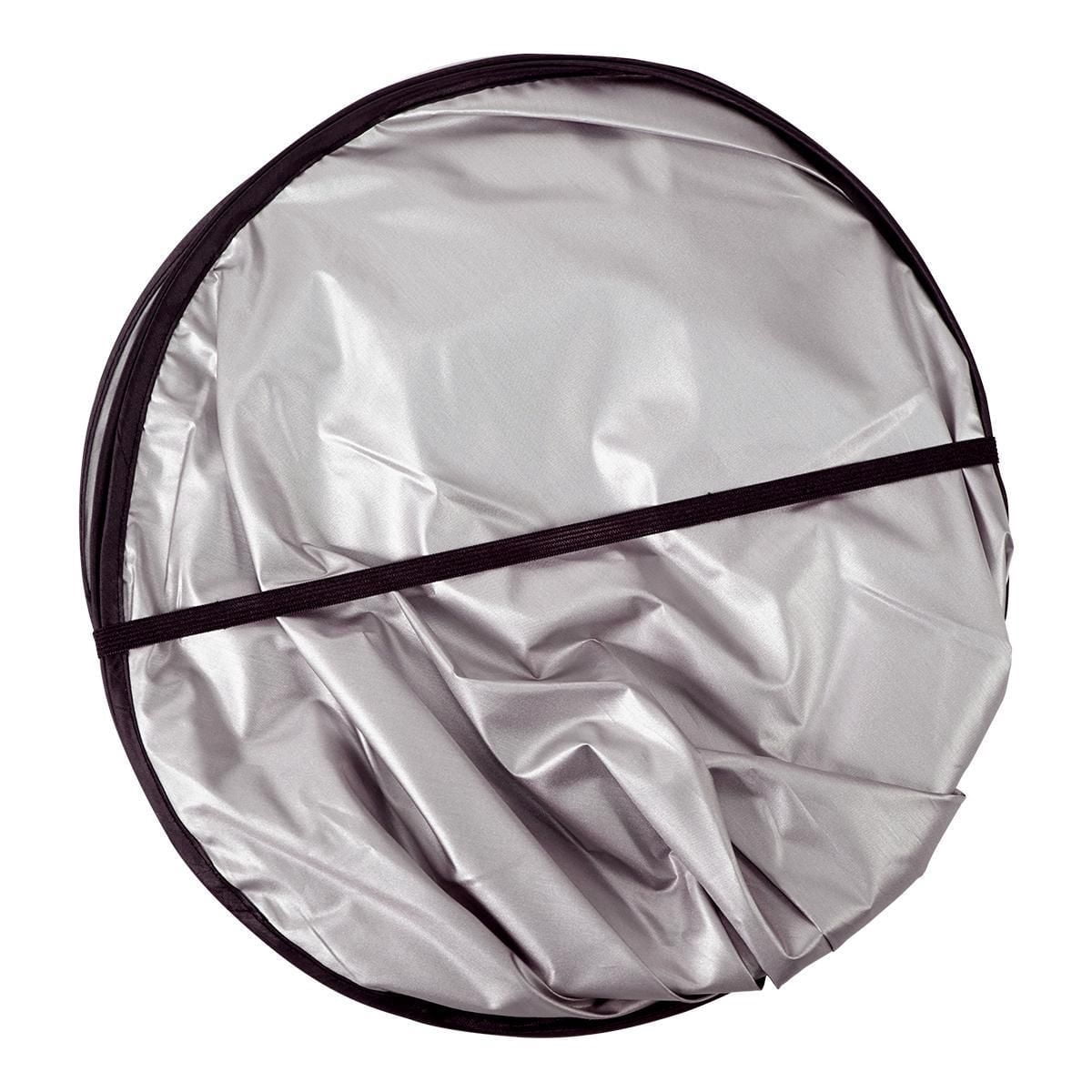 Auto Drive Universal Fit deux pièces pare-brise Twist Sun Shade, 28.5 "* 31.5"