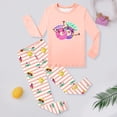 thumbnail image 2 of Ensemble de Pyjama pour Enfants, Chandail à Enfiler à Col Ras du Cou, Doux, d'Été, Pyjama pour Filles, Taille 5-6 Ans, 2 of 4