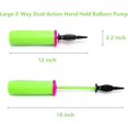 thumbnail image 2 of Balloon Pump Hand Held 2-Way Dual Action Air Pump for Balloons, Yoga Balls, Swimming Rings, 2 of 7