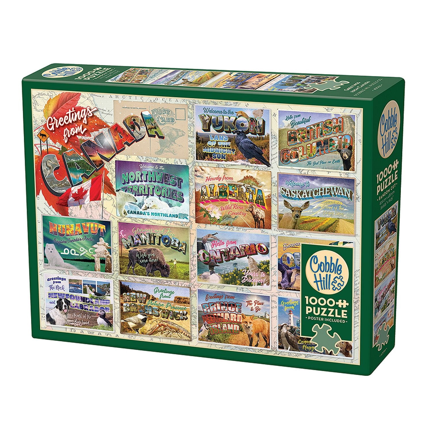 Cobble Hill Jigsaw Puzzle - Greetings from Canada, 1000 Piece Puzzle
