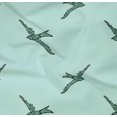 thumbnail image 4 of oneOone Organic Cotton Poplin Twill Fabric Bird Block Print Fabric BTY 42 Inch Wide, 4 of 4