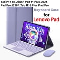 thumbnail image 2 of For Lenovo Tab P11 Plus 11 Pro 11.5 Xiaoxin Pad M10 Plus 3rd 10.6 Case with Keyboard, Keyboard Cover for Lenovo P11 Pro 2nd 11.2 Green A Tab P11 Plus 11inch, 2 of 6