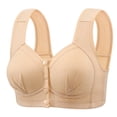 thumbnail image 1 of Wancir Bras for Women 2025 New Woman's Solid Color Thin Style Ventilate Large Size Bra without Steel Rim, 1 of 5