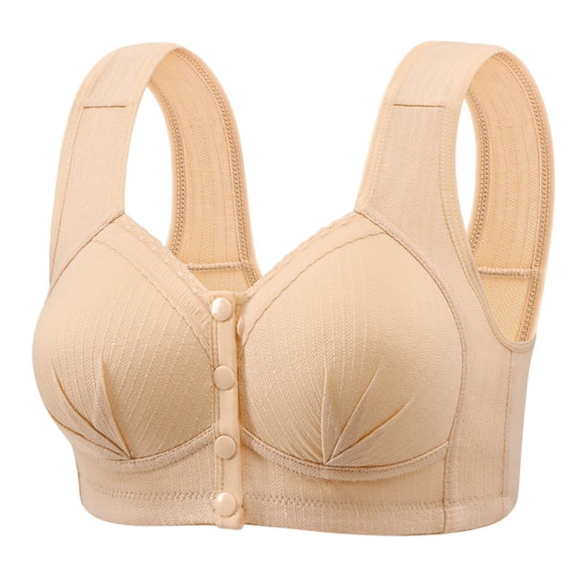 Wancir Bras for Women 2025 New Woman's Solid Color Thin Style Ventilate Large Size Bra without Steel Rim
