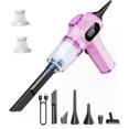 thumbnail image 1 of Handheld Car Vacuum Cleaner, Portable Cordless Mini Vacuums with Multi-Nozzles, High Power Dry Hand held Vacuum for Car, Computer, Sofa, Office, Pet, Home, 1 of 9