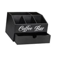 thumbnail image 4 of Lipstore Coffee Station Organizer Rustic Coffee Accessories Organizer for Cafe Office B, 4 of 8