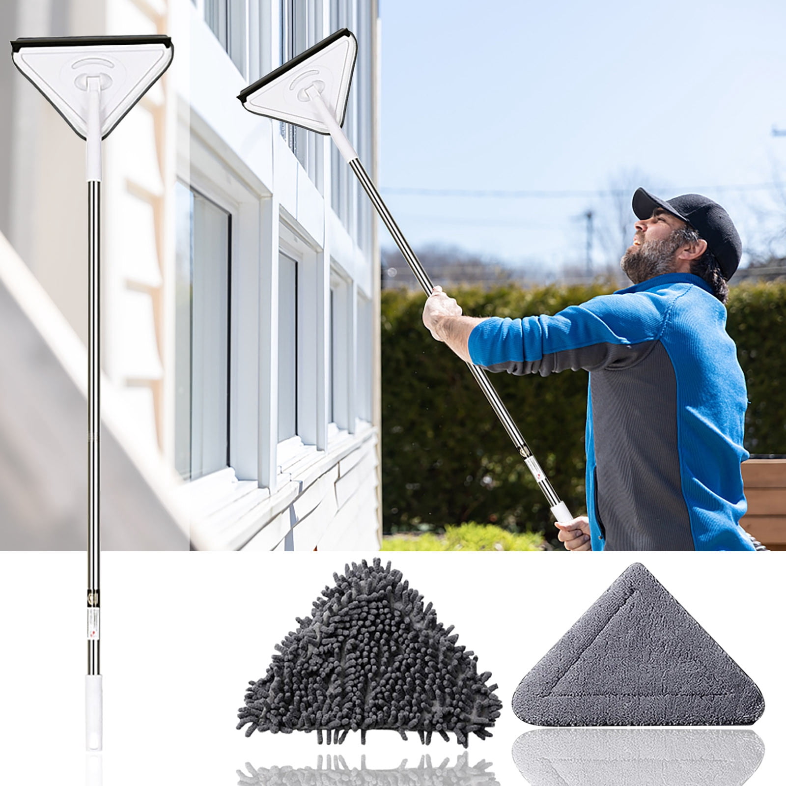 Kcavykas Clearance Sales,Canada Day25 Cm Mop Multi-function Wipe Wall, Ceiling, Ceiling Mop, Wipe Car, Cleaning Cloth, Removal Mop
