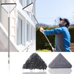 Kcavykas Ventes d'autorisation,Canada Day25 Cm Mop Multi-fonctions Wipe Wall, Plafond, Plafonds Mop, Essuie-vitesse, Nettoyage de vêtements, Enlèvement Mop