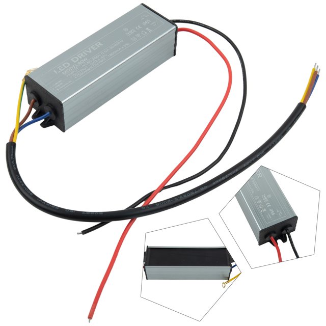 Driver LED 10W-60W 300-1800MA Alimentation Projecteur Transformateur LED IP66