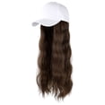 thumbnail image 1 of Jindong Casquette de Baseball Cheveux Ondulés Coiffure Bouclée Perruque Réglable Chapeau Attaché Cheveux Longs, 1 of 1