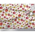 thumbnail image 2 of Soimoi White Heavy Canvas Fabric Mix Fruit Print Fabric by Yard 58 Inch Wide, 2 of 3