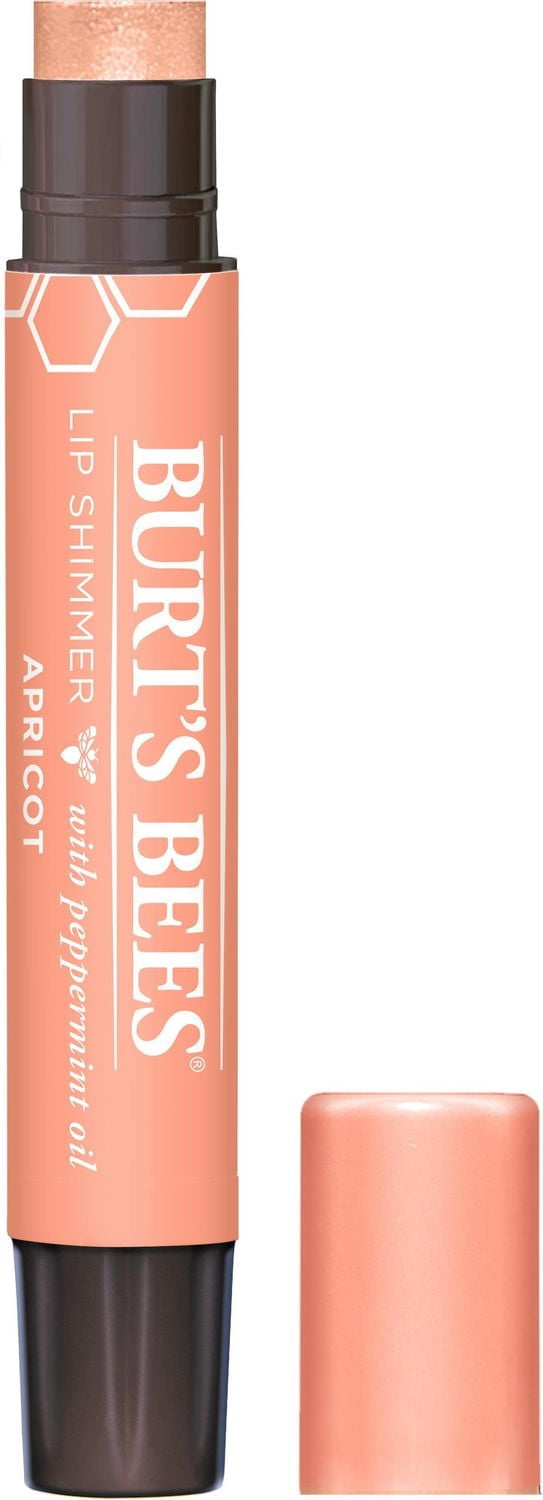 Burt’s Bees 100% Natural Lip Shimmer, Apricot - 1 Tube